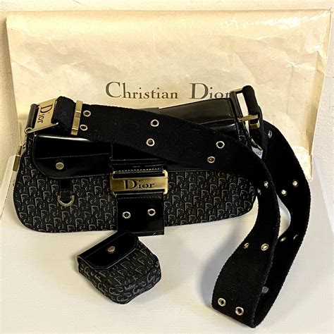 vintage christian dior shoulder bag